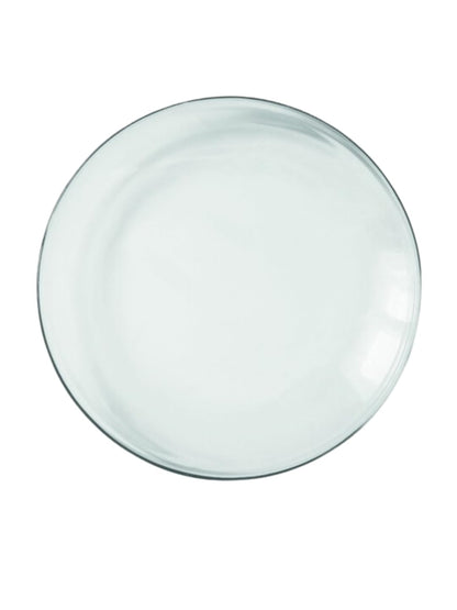 VIDIVI | Italy | Crystal Clear High Brilliance Lead Free Glass | Plate Set - Full Moon (21cm, 6 Nos.)