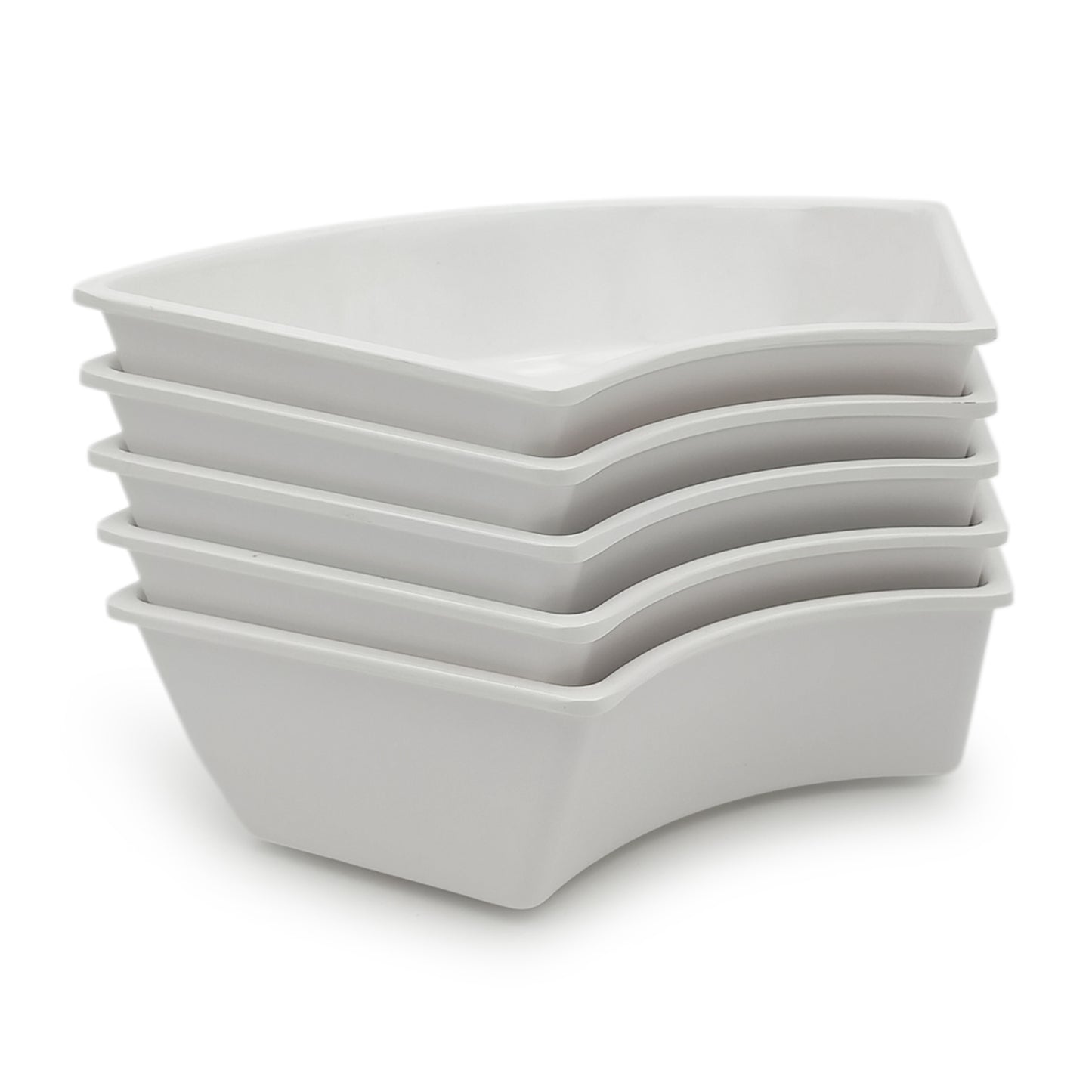 EKTRA | Premium Melamine | Rotating Platter – Nakashi | Set of 10 Pcs. | Durable, Fade Proof