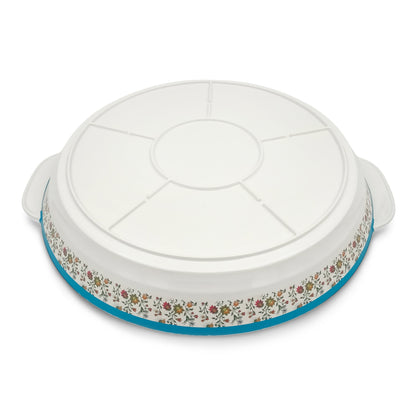 EKTRA | Premium Melamine | Rotating Platter – Nakashi | Set of 10 Pcs. | Durable, Fade Proof