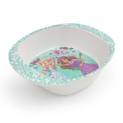 SUPERWARE | Pure Melamine | Kid Set - BARBIE BUTTERFLY | 3 Pcs.| Stain Free, Glazed Finish