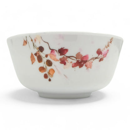 SUPERWARE | Pure Melamine | Bowl Set - Fleurish 4" | 6 Nos.| Stain Free, Glazed Finish