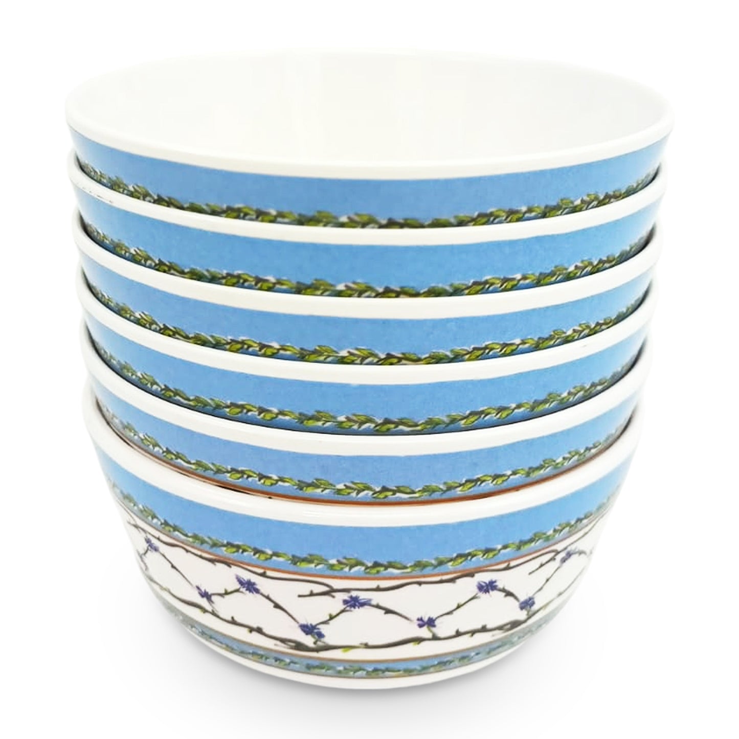 SUPERWARE | Pure Melamine | Bowl Set - Royale 4" | 6 Nos. | Stain Free, Glazed Finish