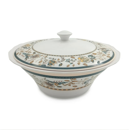 SUPERWARE | Pure Melamine | Dinner Set - GARDENIA DARIKA | Set Of 38 Pcs. | Stain Free, Glazed Finish