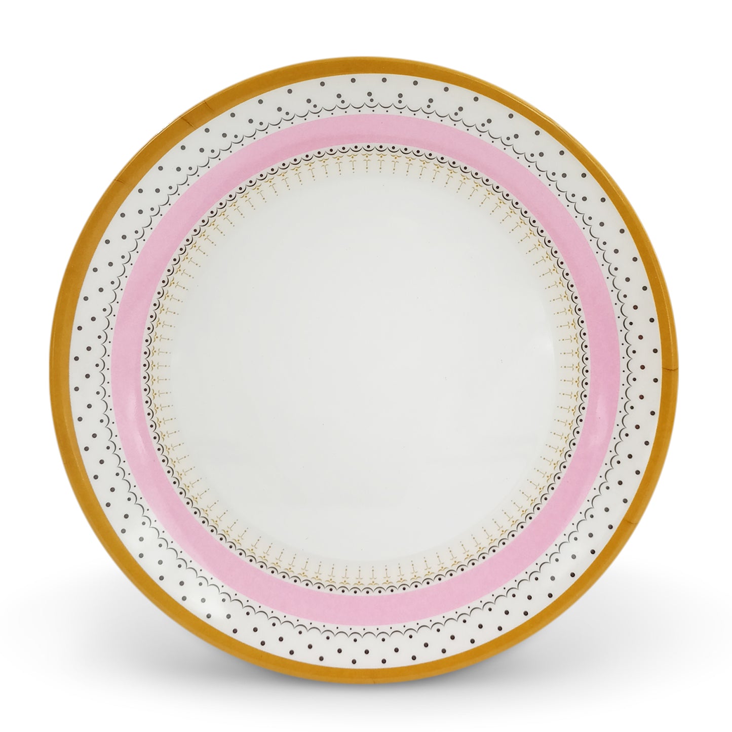 SUPERWARE | Pure Melamine | Dinner Plate Set – Diamond (10.75”) | 6 Nos. | Stain Free, Glazed Finish