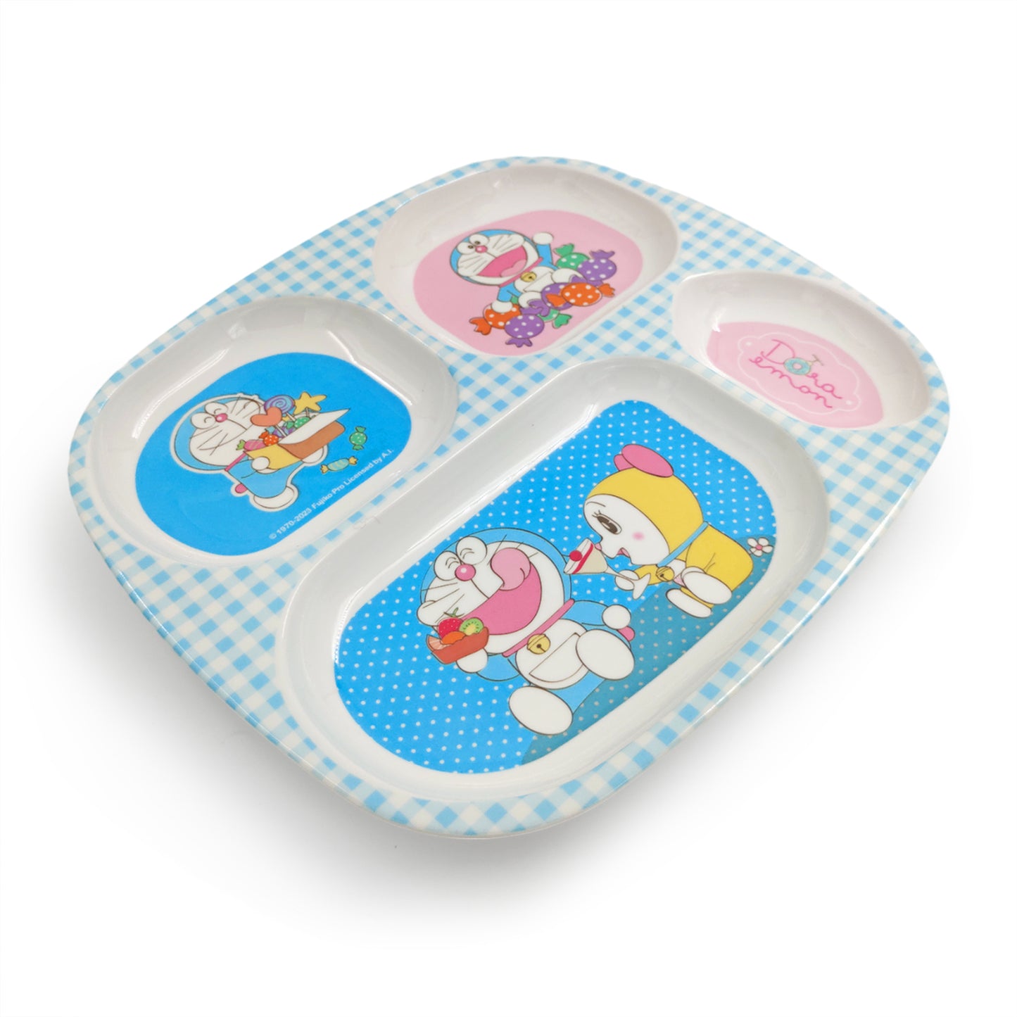 SUPERWARE | Pure Melamine | Kid Set - DORAEMON SWEET | 3 Pcs. | Stain Free, Glazed Finish