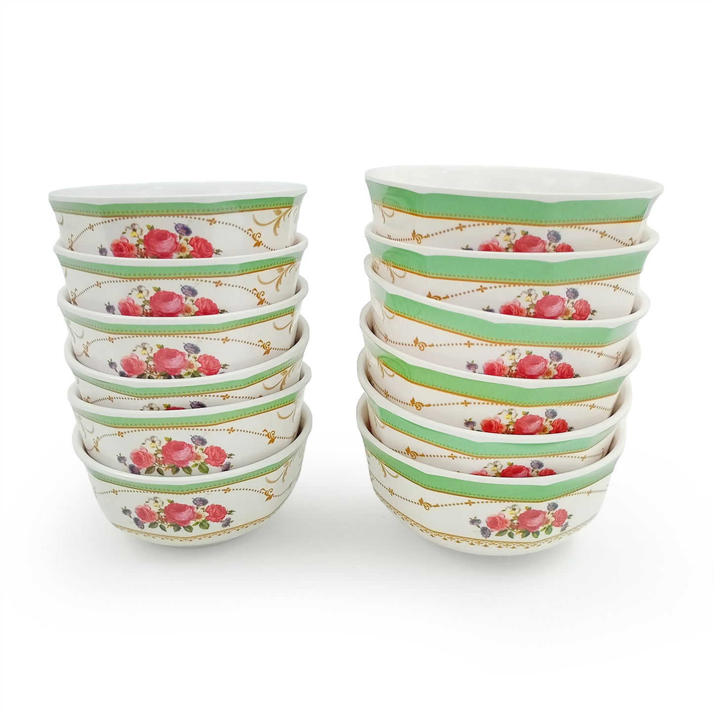 SUPERWARE | Pure Melamine | Dinner Set - GARDENIA EMIKA | Set Of 38 Pcs. | Stain Free, Glazed Finish