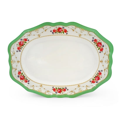 SUPERWARE | Pure Melamine | Dinner Set - GARDENIA EMIKA | Set Of 38 Pcs. | Stain Free, Glazed Finish