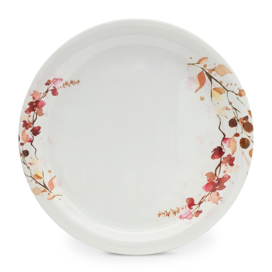 SUPERWARE | Pure Melamine | Dinner plate Set - Fleurish (11.0") | 6 Nos. | Stain Free, Glazed Finish