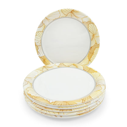 SUPERWARE | Pure Melamine | Small Plate Set - Flore (7.5") | 6 Nos. | Stain Free, Glazed Finish