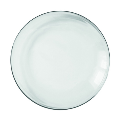 VIDIVI | Italy | Crystal Clear High Brilliance Lead Free Glass | Plate Set - Full Moon (21cm, 6 Nos.)