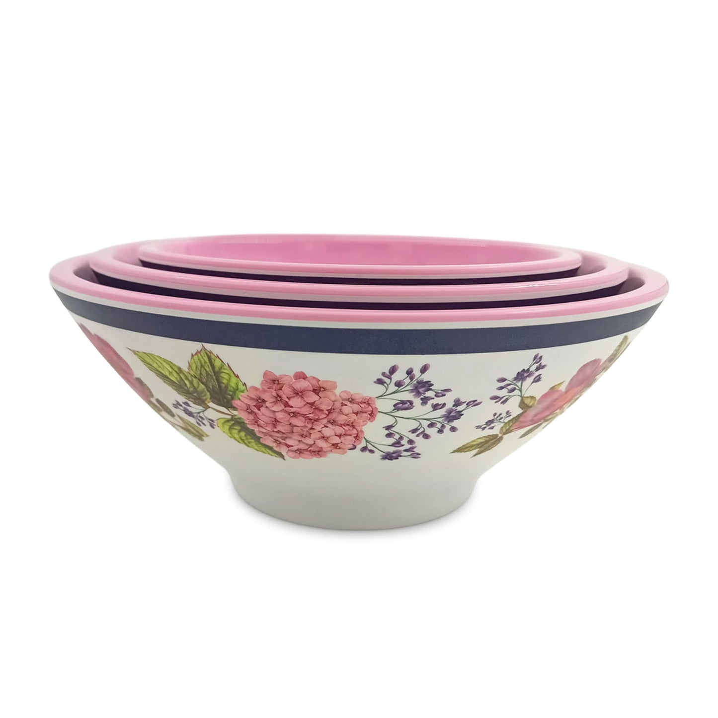 EKTRA | Premium Melamine | Serving Bowl Set – Garden Grove (3 Pcs.) | Durable, Fade proof