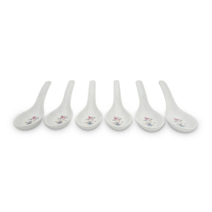 SUPERWARE | Pure Melamine | Dinner Set - GARDENIA BLOOM | Set Of 38 Pcs. | Stain Free, Glazed Finish