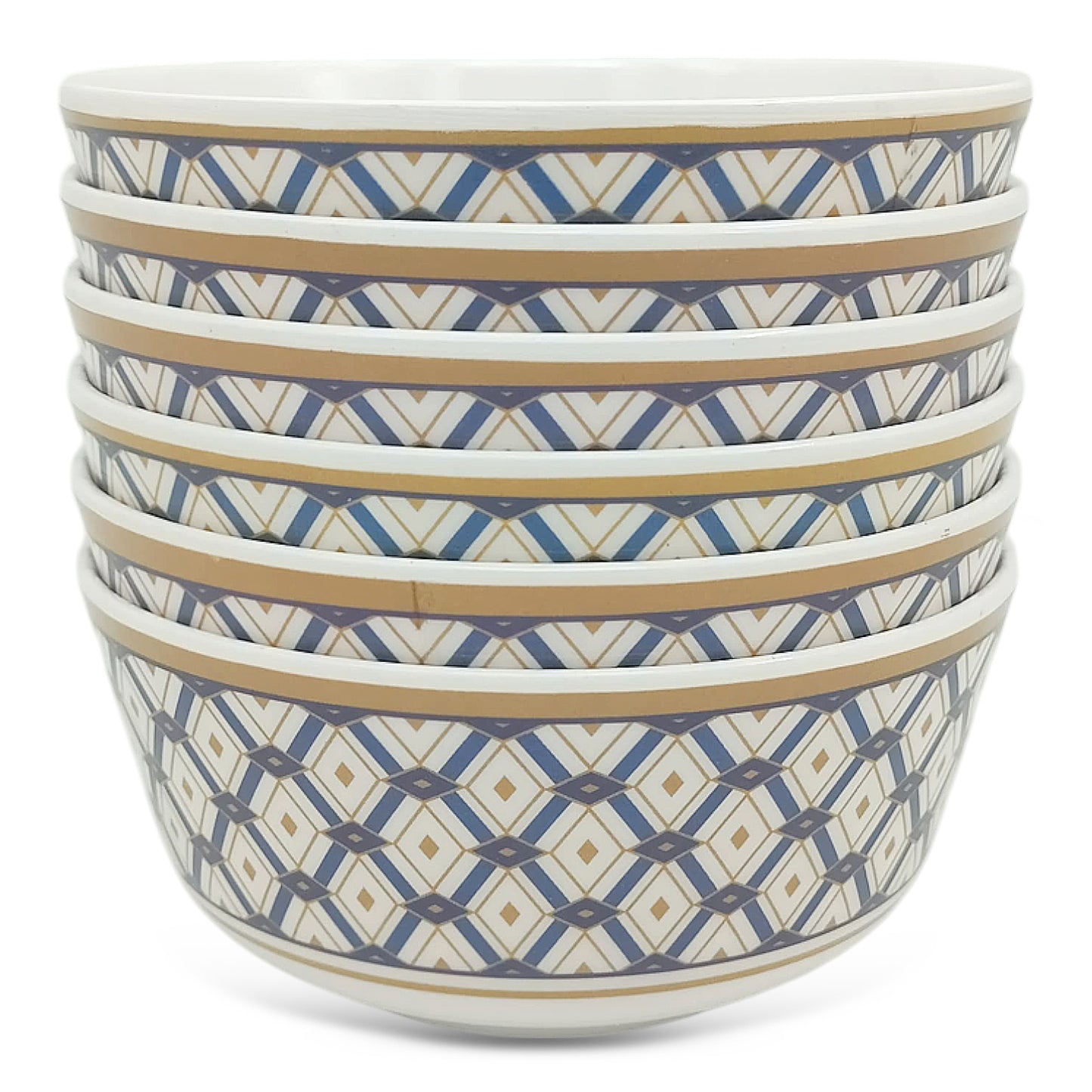 SUPERWARE | Pure Melamine | Bowl Set - Gorgeous 4" | 6 Nos. | Stain Free, Glazed Finish