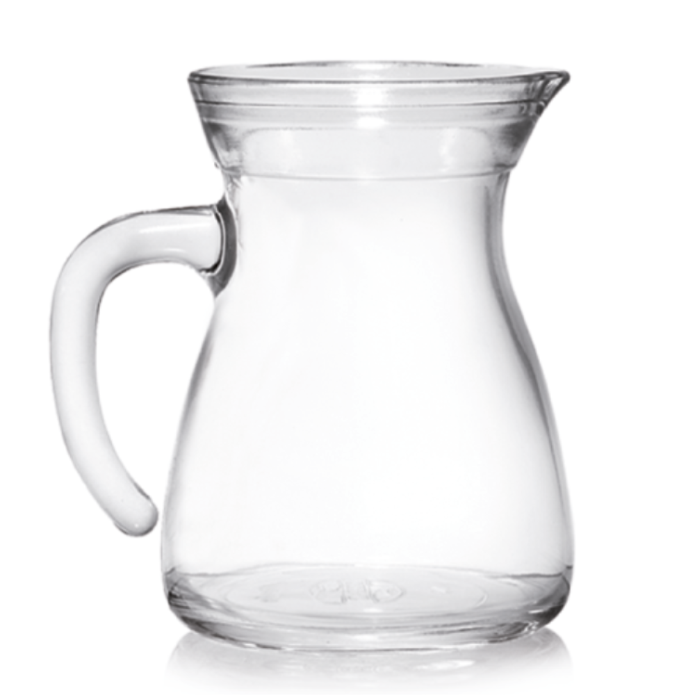 CERVE | Italy | Crystal Clear High Brilliance Lead Free Glass | Jug | CLEAR GLASS | 500 ml.