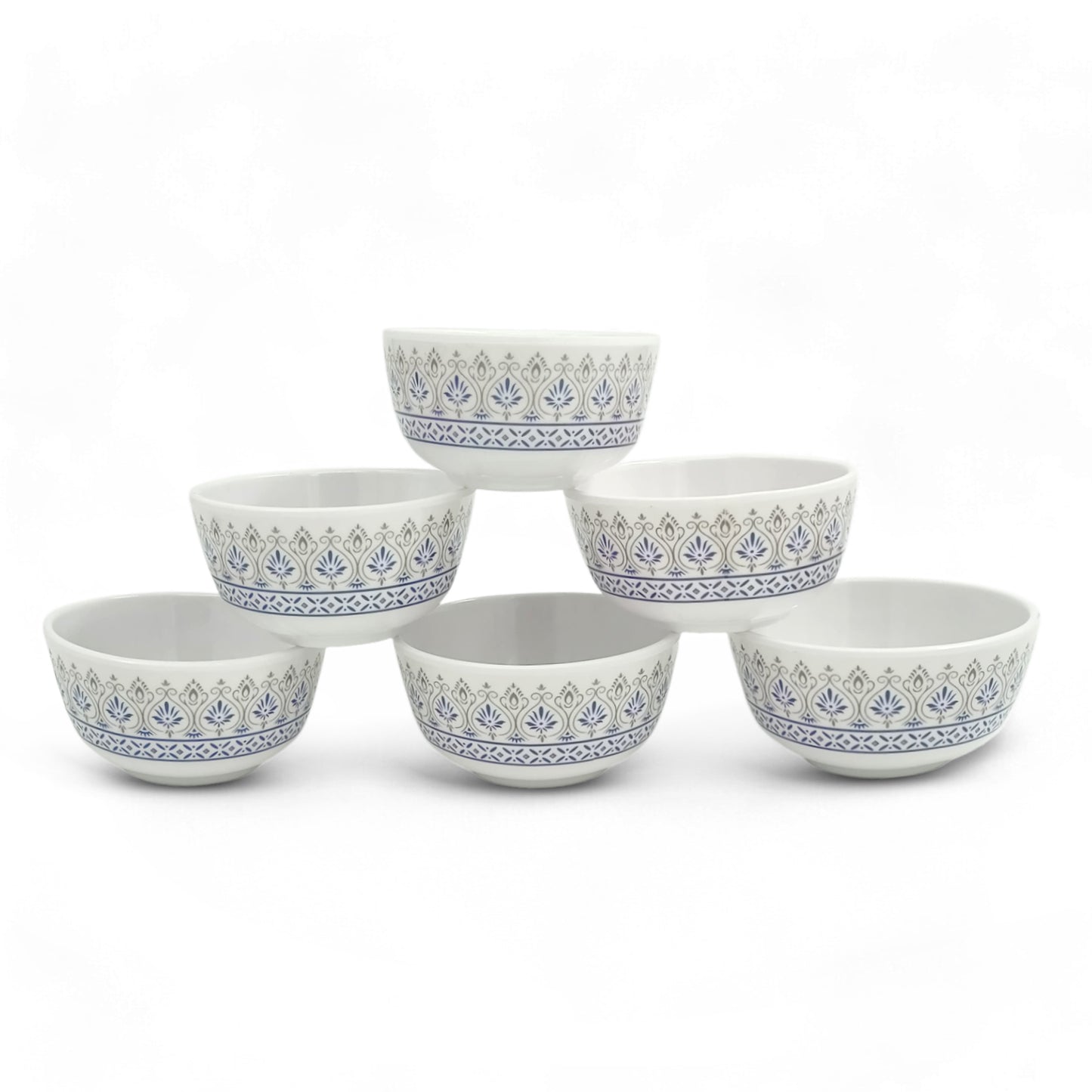 SUPERWARE | Pure Melamine | Bowl Set - NEO 4" | 6 Pcs. | Stain Free, Glazed Finish