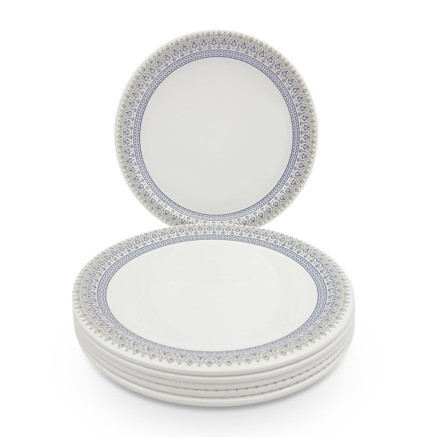 SUPERWARE | Pure Melamine | Buffet Plate Set – NEO  (12.5”) | 6 Nos. | Stain Free, Glazed Finish