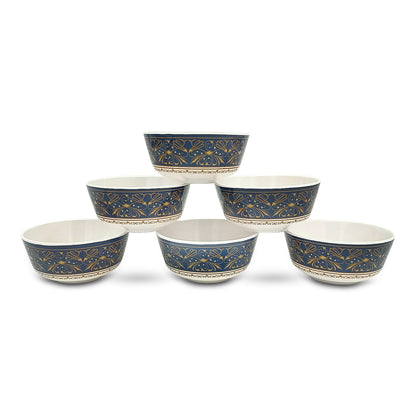 SUPERWARE | Pure Melamine | Bowl Set - Oprah 4" | 6 Nos. | Stain Free, Glazed Finish