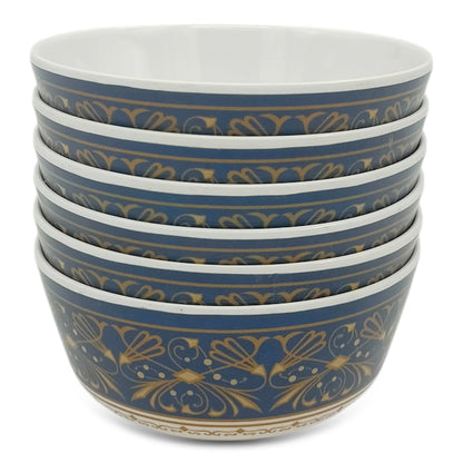 SUPERWARE | Pure Melamine | Bowl Set - Oprah 4" | 6 Nos. | Stain Free, Glazed Finish