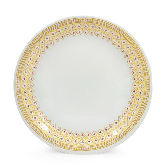 SUPERWARE | Pure Melamine | Dinner Plate Set – Platinum (11.0") | 6 Nos. | Stain Free, Glazed Finish