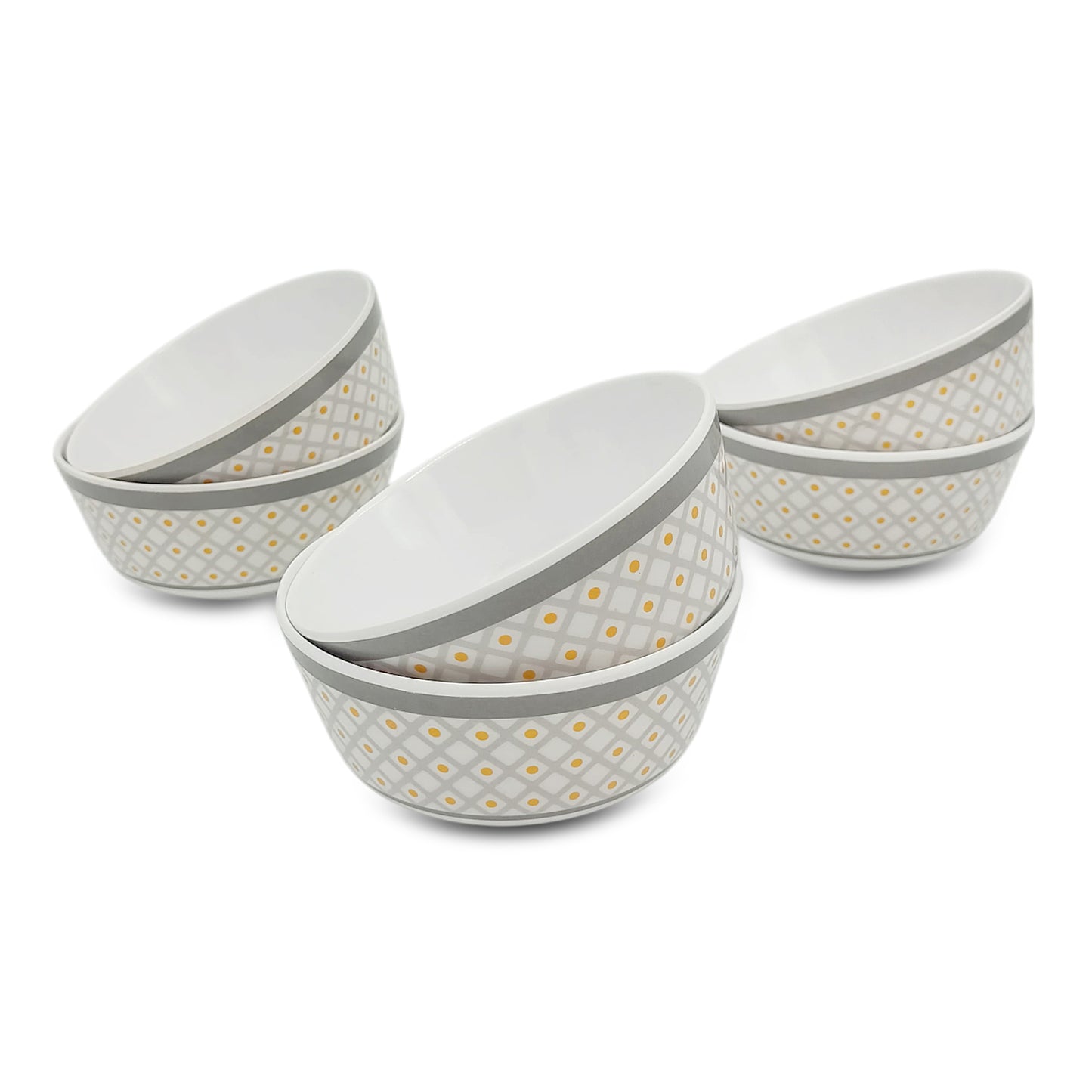 SUPERWARE | Pure Melamine | Katori Set - Pozzi (3.5") | 6 Nos. | Stain Free, Glazed Finish