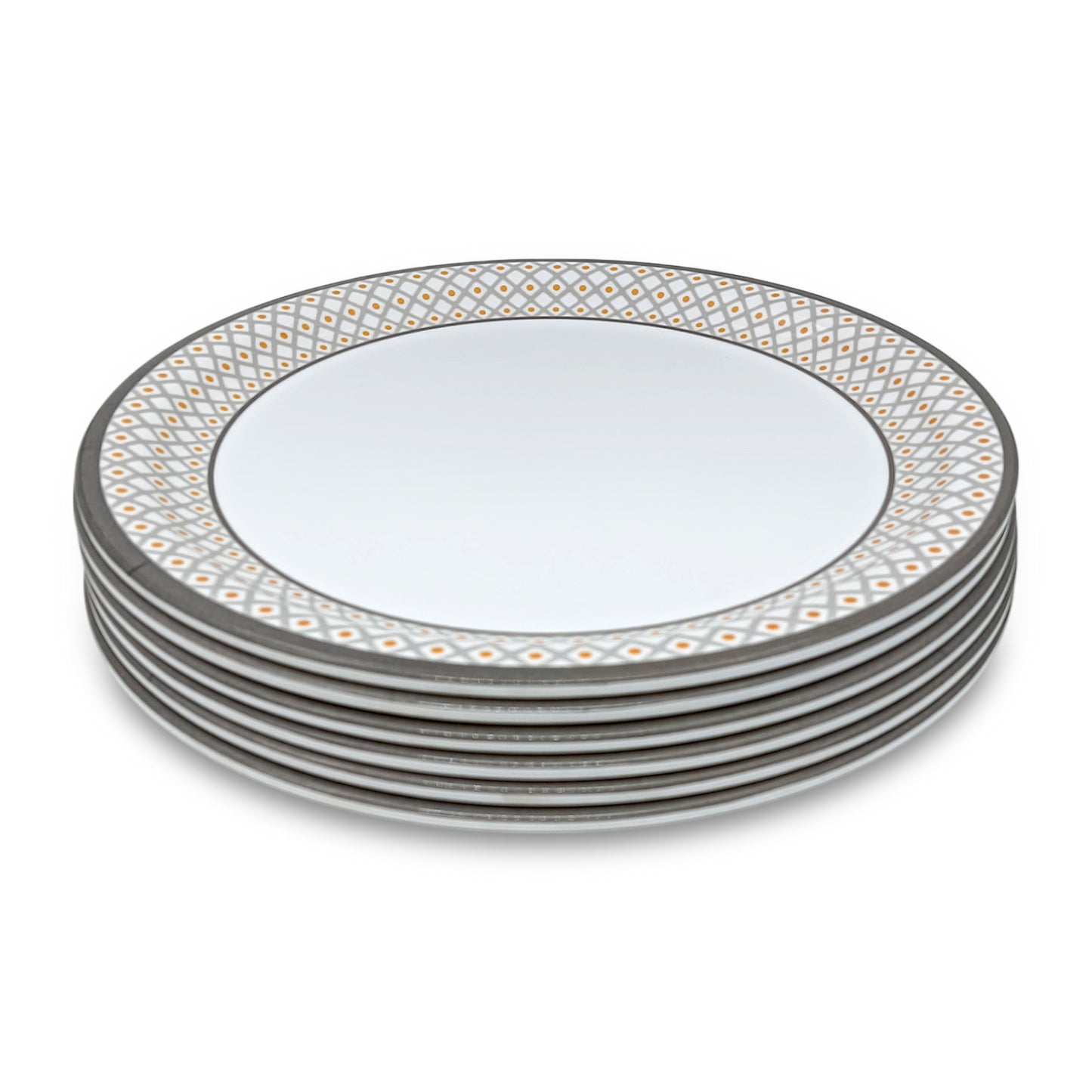 SUPERWARE | Pure Melamine | Small Plate Set - Pozzi (7.5") | 6 Nos.| Stain Free, Glazed Finish