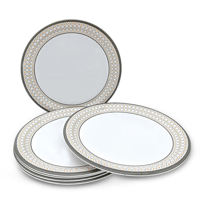 SUPERWARE | Pure Melamine | Small Plate Set - Pozzi (7.5") | 6 Nos.| Stain Free, Glazed Finish