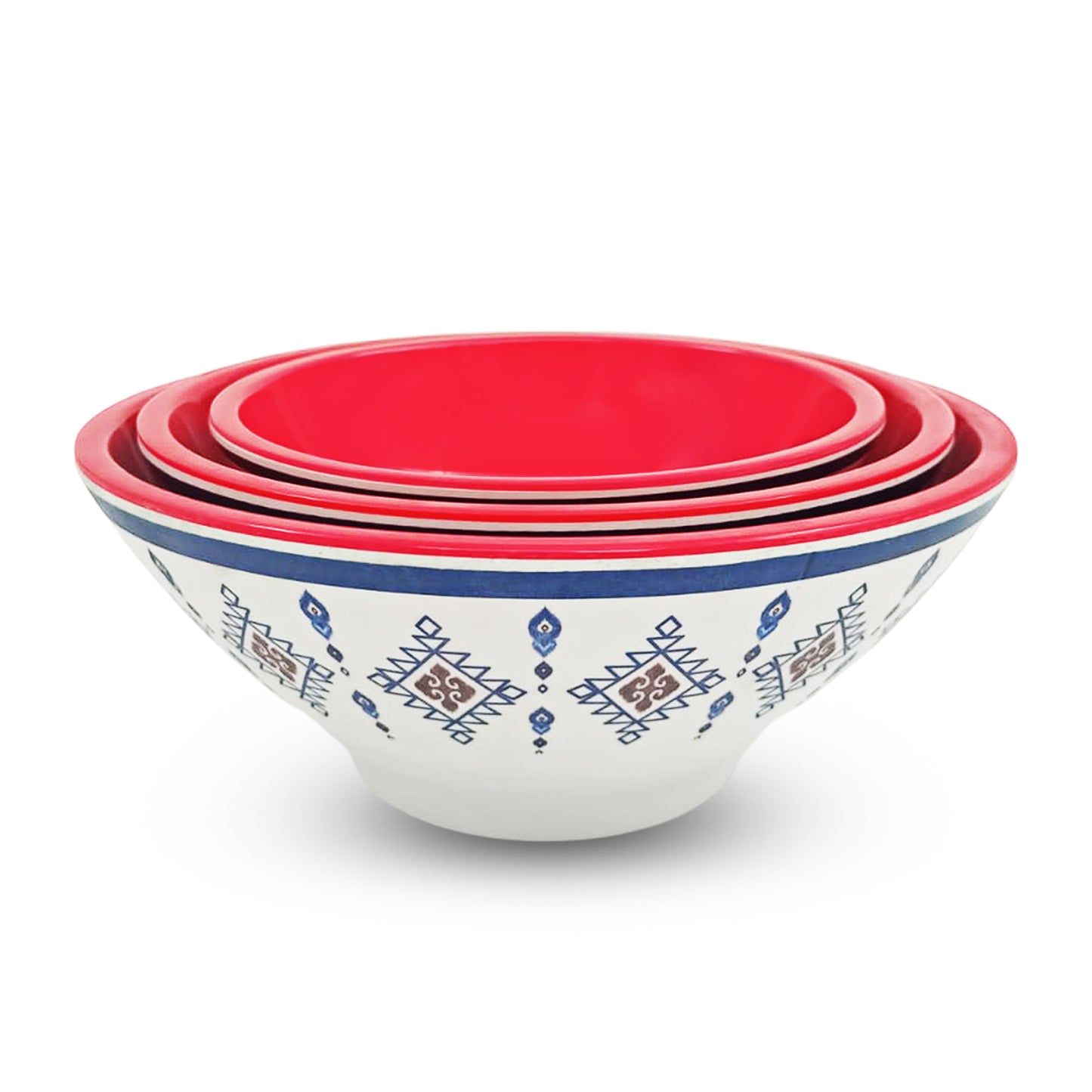 SUPERWARE | Pure Melamine | Mango Bowl - BULGARIA | Set of 3 Pcs. | Stain Free, Glazed Finish