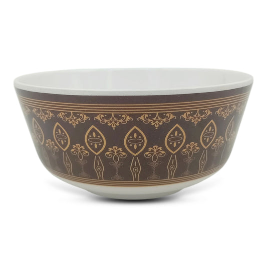 SUPERWARE | Pure Melamine | Bowl Set - Royal Golden Brown 4" | 6 Nos. | Stain Free, Glazed Finish