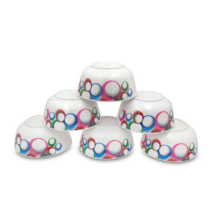 SUPERWARE, Bowl Set - BUBBLE FRINGE | 6 Nos.