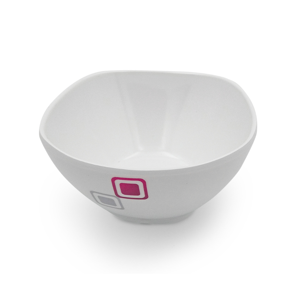 SUPERWARE | Pure Melamine | Bowl Set - Candy Blocks 4" | 6 Nos. | Stain Free, Glazed Finish