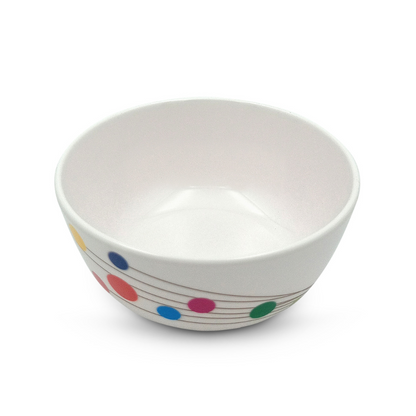 SUPERWARE | Pure Melamine | Katori Set - COLOUR BUBBLES (3.5") | 6 Nos. | Stain Free, Glazed Finish