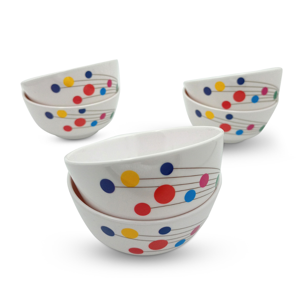 SUPERWARE, Bowl Set - COLOUR BUBBLES | 6 Nos.