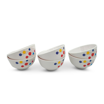 SUPERWARE, Bowl Set - COLOUR BUBBLES | 6 Nos.