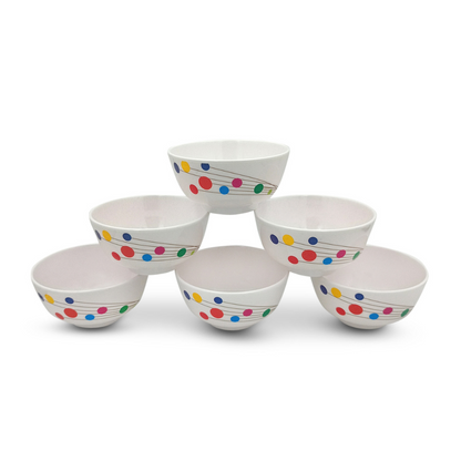 SUPERWARE, Bowl Set - COLOUR BUBBLES | 6 Nos.