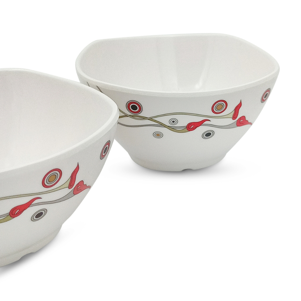 SUPERWARE, Bowl Set - FLAMINGO FLOWER | 6 Nos.