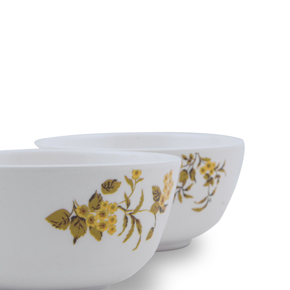 SUPERWARE | Pure Melamine | Katori Set - French Rose (3.5") | 6 Nos. | Stain Free, Glazed Finish