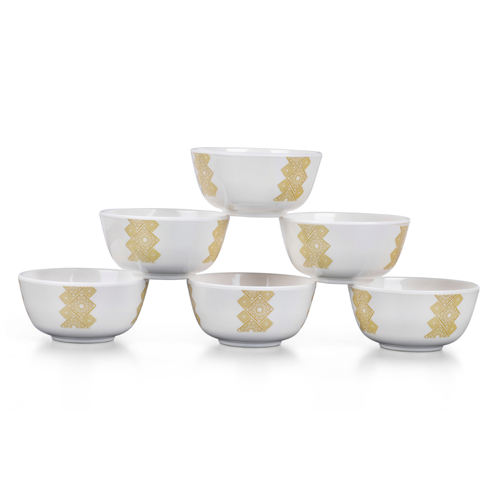 SUPERWARE, Bowl Set - GOLDDEKO | 6 Nos.