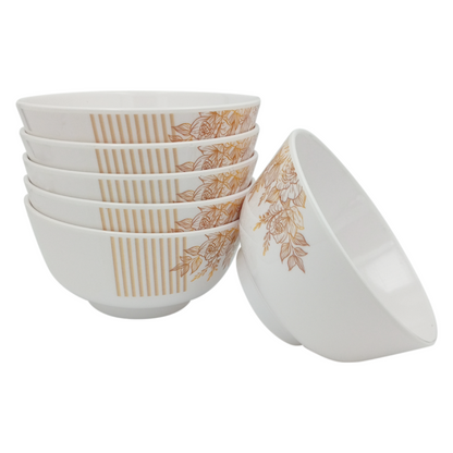 SUPERWARE, Bowl Set - GOLD ROSE | 6 Nos.