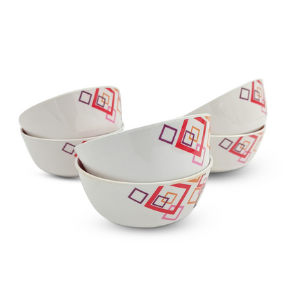 SUPERWARE, Bowl Set - INDIAN SQUARE | 6 Nos.