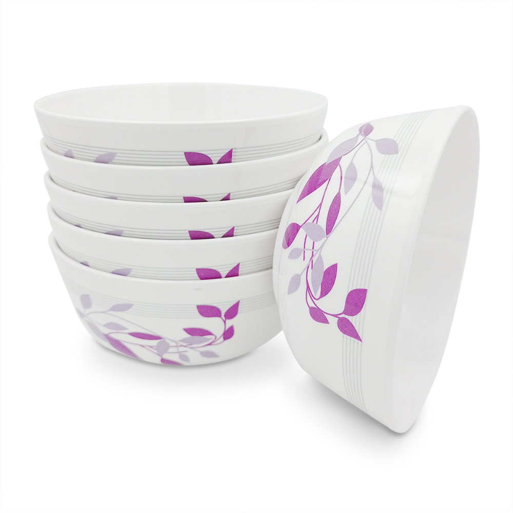 SUPERWARE, Bowl Set - PURPLE PETAL | 6 Nos.