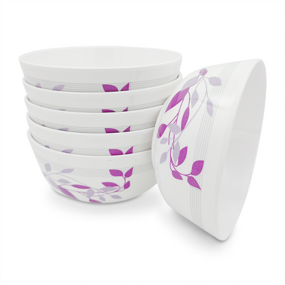 SUPERWARE, Bowl Set - PURPLE PETAL | 6 Nos.