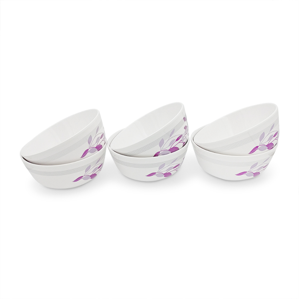 SUPERWARE, Bowl Set - PURPLE PETAL | 6 Nos.