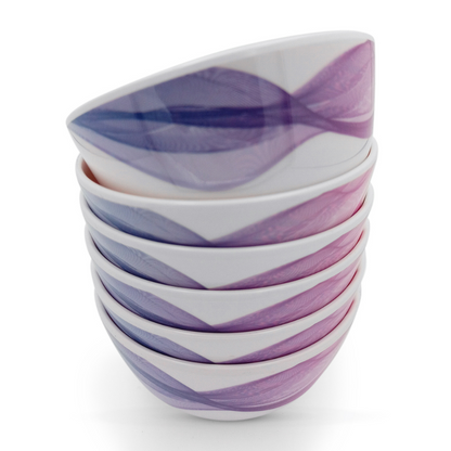 SUPERWARE | Pure Melamine | Bowl Set - Silky 4" | 6 Nos. | Stain Free, Glazed Finish