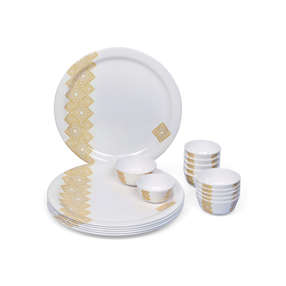 SUPERWARE, Buffet Set - GOLDDEKO | Set Of 18 Pcs.