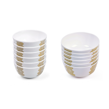 SUPERWARE, Buffet Set - GOLDDEKO | Set Of 18 Pcs.