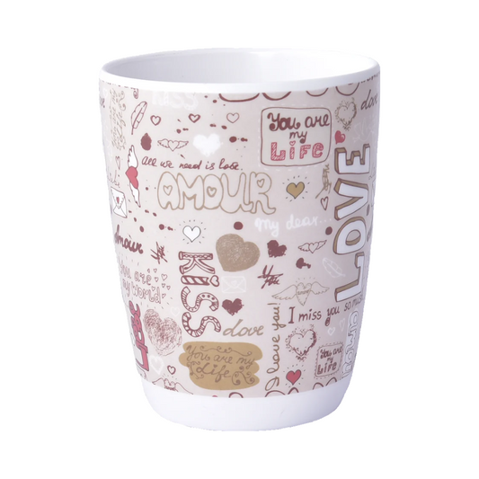 SUPERWARE, Coffee Mug - LOVE LETTER CHOCOLATE | Two Tone.