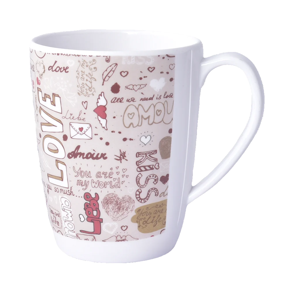 SUPERWARE, Coffee Mug - LOVE LETTER CHOCOLATE | Two Tone.