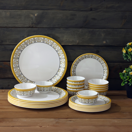 SUPERWARE, Dinner Set - FORGETMENOT | Set Of 24 Pcs.