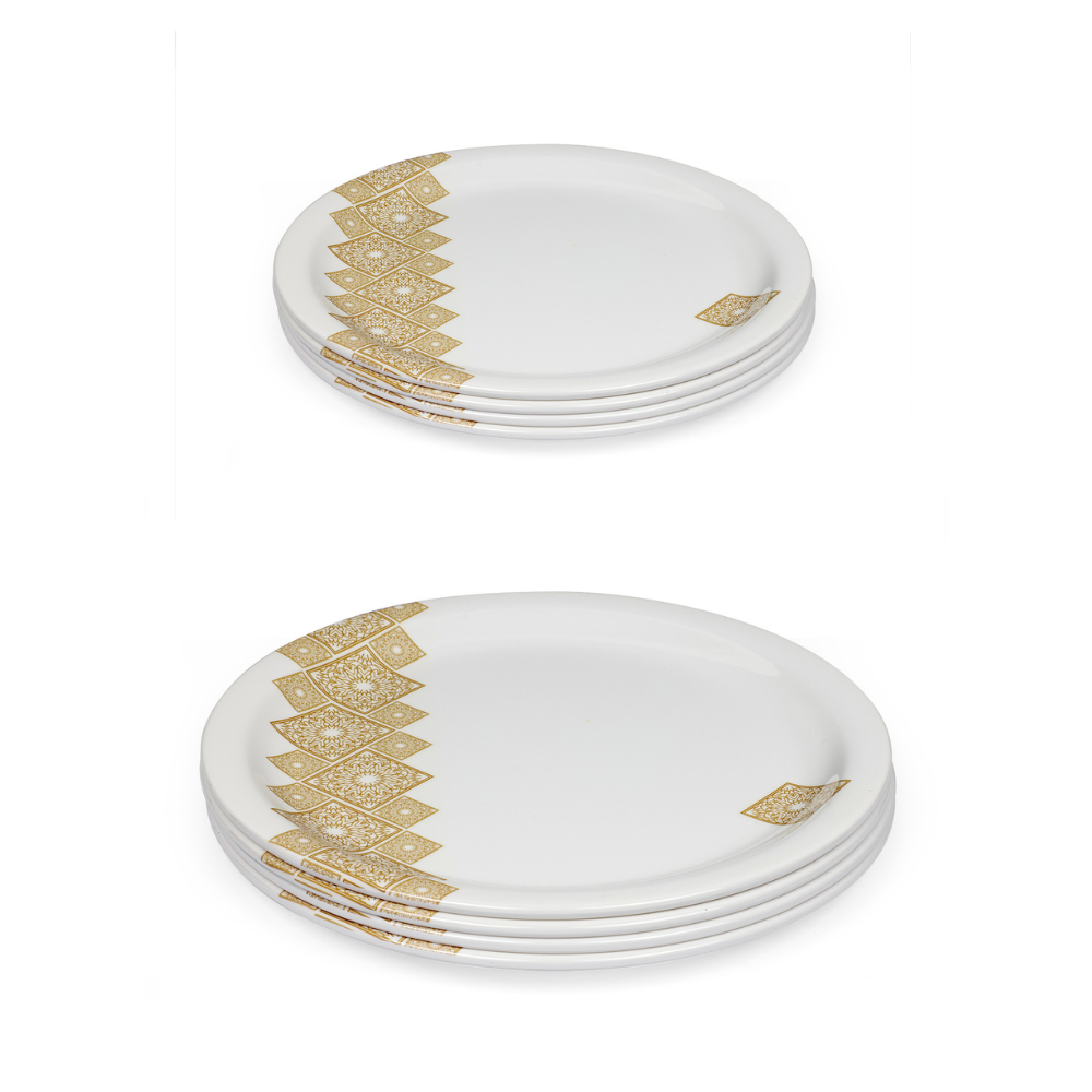 SUPERWARE, Dinner Set - GOLDDEKO | Set Of 16 Pcs.