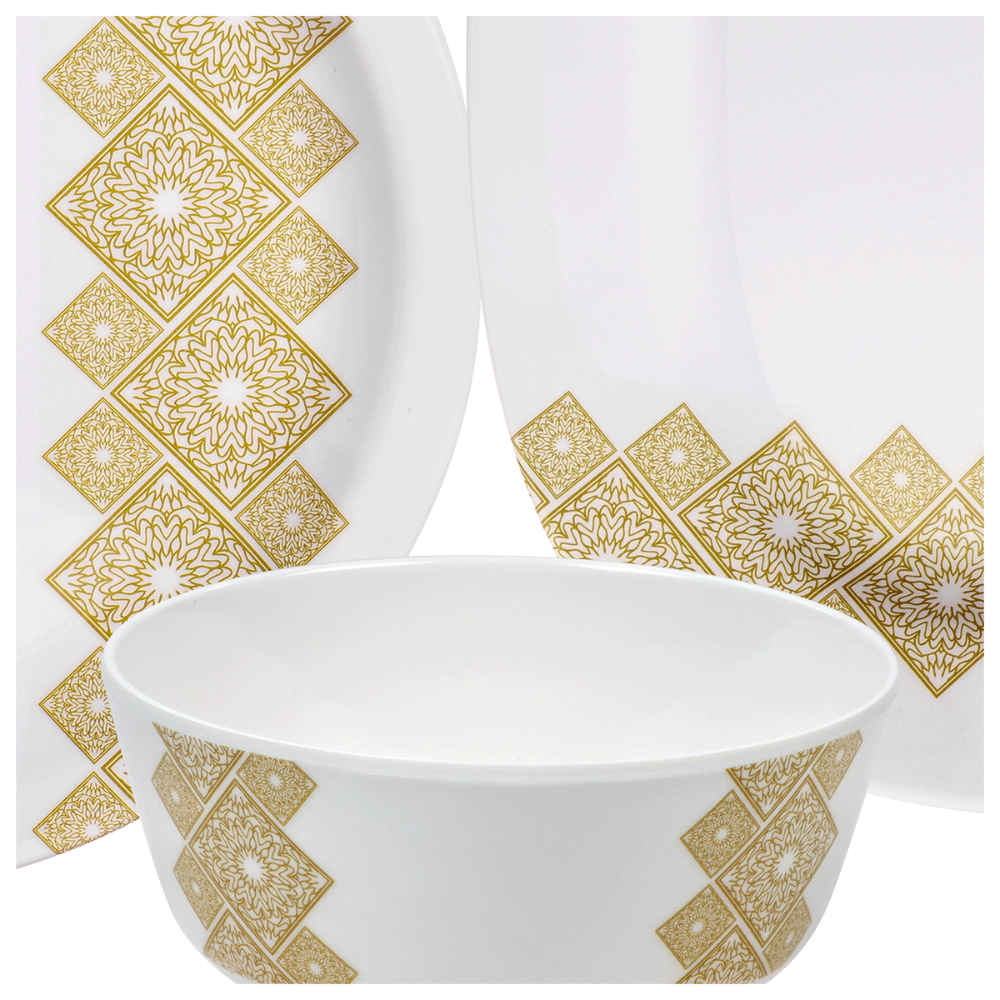 SUPERWARE, Dinner Set - GOLDDEKO | Set Of 31 Pcs.